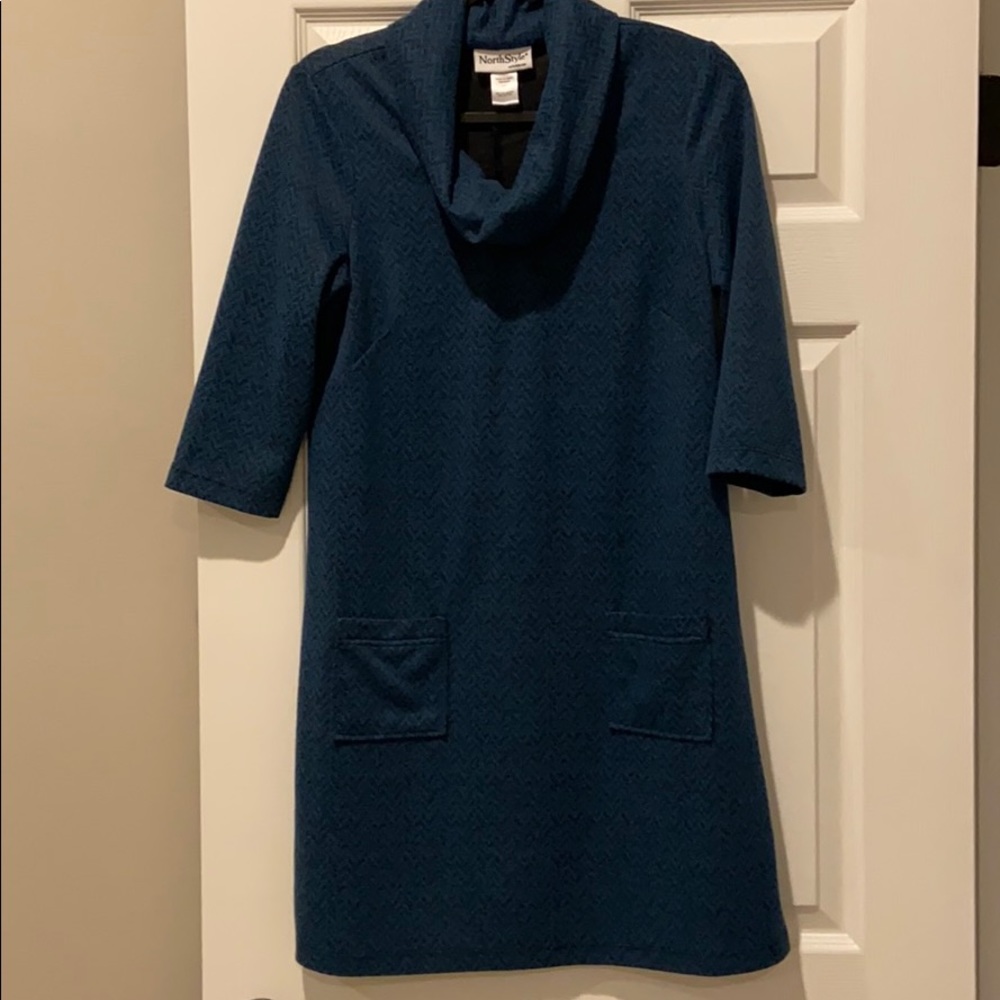 NorthStyle Herringbone Cowl Neck dress